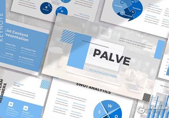 30页商务合作团队介绍商业计划商务通用国外KeyNote模板3种配色2款尺寸 - 顶尖PPT