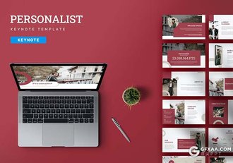 30页品牌宣传合作产品展示通用国外KeyNote模板5种配色 - 顶尖PPT