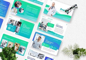 40页医疗医学研究医学团队展示医疗主题国外PPT模板 - 顶尖PPT