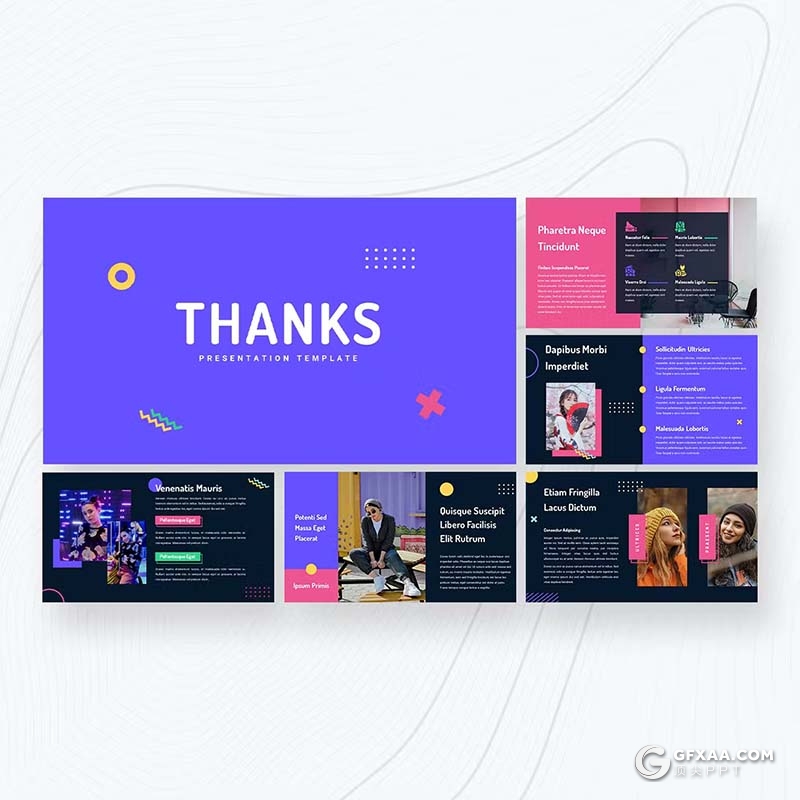 30页精美时尚产品介绍摄影图片展示通用国外PPT模板 - 顶尖PPT