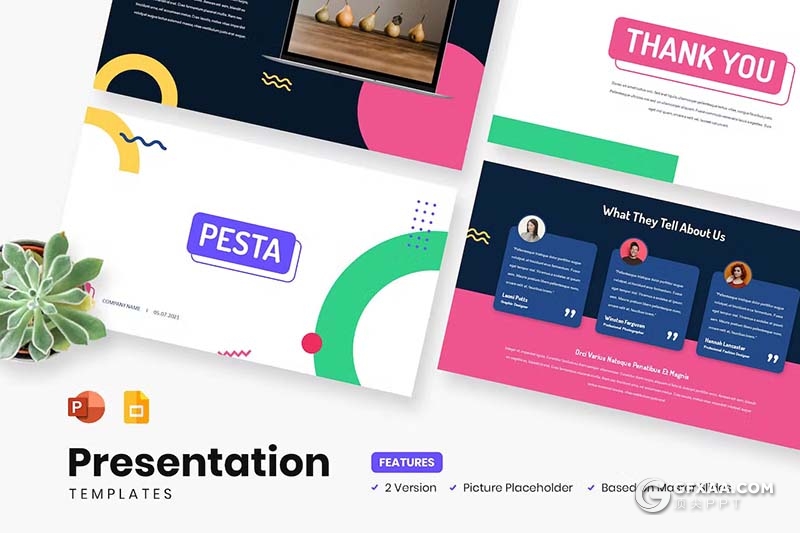 30页精美时尚产品介绍摄影图片展示通用国外GoogleSlides模板 - 顶尖PPT