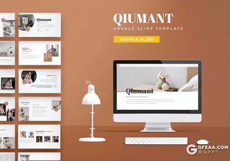 30页极简设计产品展示团队介绍通用国外GoogleSlides模板5种配色 - 顶尖PPT