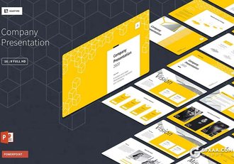 40页业务合作团队介绍商业计划商务通用国外PPT模板 - 顶尖PPT