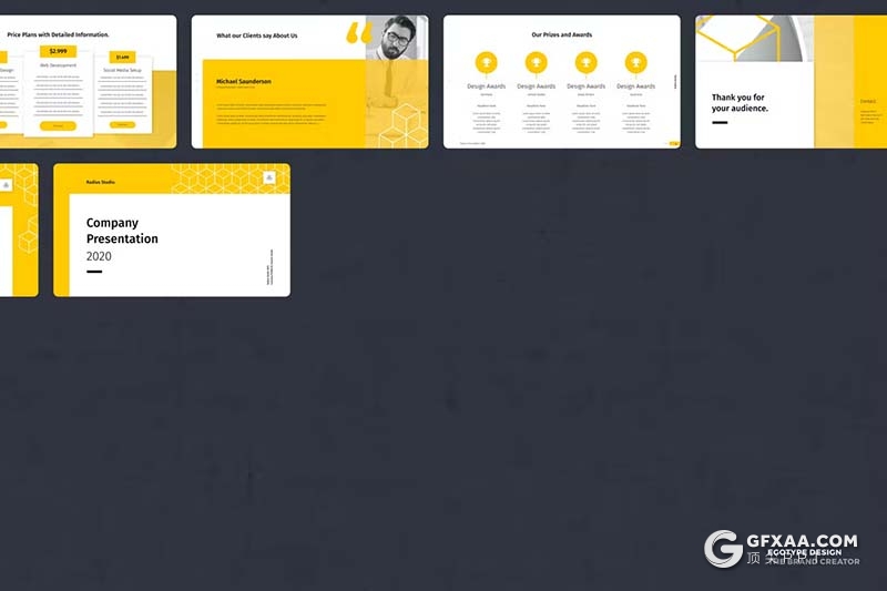40页业务合作团队介绍商业计划商务通用国外PPT模板 - 顶尖PPT