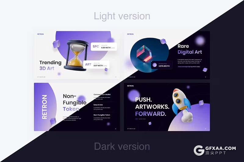 80页渐变蓝色大气时尚业务合作团队介绍商业计划商务通用国外PPT模板 - 顶尖PPT