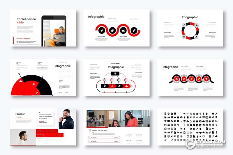 39页商业计划合作团队介绍商务通用国外KeyNote模板 - 顶尖PPT