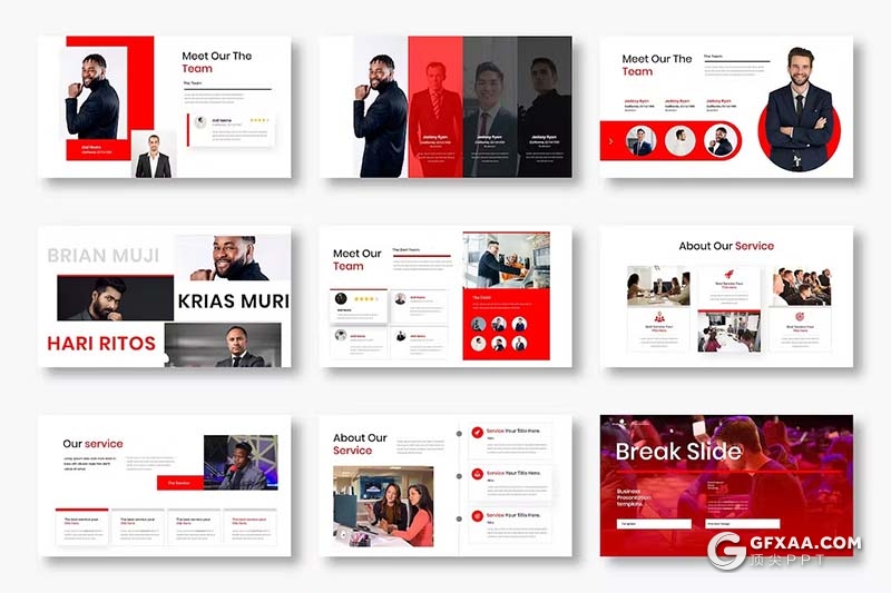 39页商业计划合作团队介绍商务通用国外KeyNote模板 - 顶尖PPT