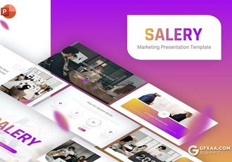 26页时尚渐变紫色企业营销商务计划合作商务通用国外PPT模板 - 顶尖PPT