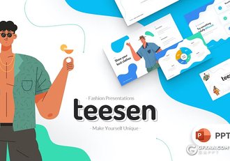 32页卡通风商务计划书年计划总结汇报商务通用国外PPT模板 - 顶尖PPT