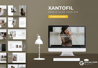 30页摄影图片展示产品展示通用国外GoogleSlides模板5种配色 - 顶尖PPT