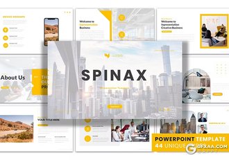 44页业务合作商业计划团队介绍通用国外PPT模板 - 顶尖PPT