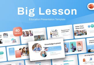 35页大学大课教育大学教育培训宣传PPT模板 - 顶尖PPT