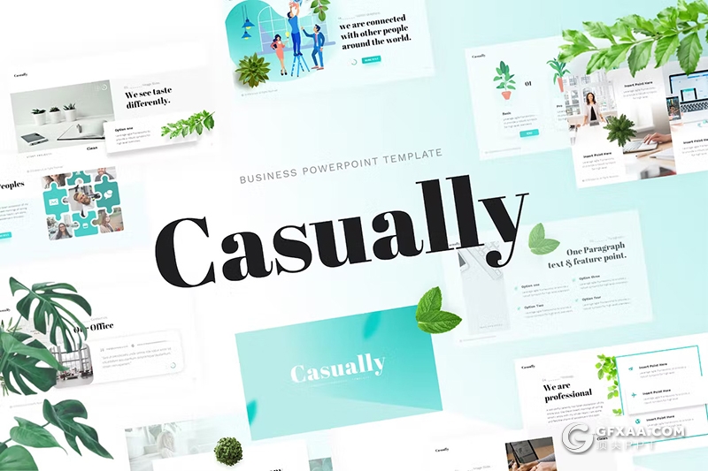 81页简约精美休闲多用途商务PPT模板10种配色 - 顶尖PPT