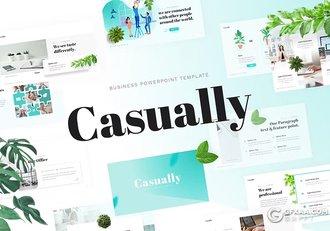 81页简约精美休闲多用途商务PPT模板10种配色 - 顶尖PPT