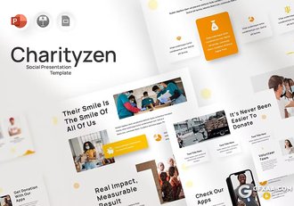 30页渐变橙色关爱儿童主题活动通用PPT模板 - 顶尖PPT