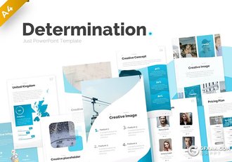 60页业务合作团队介绍商业计划商务通用国外PPT模板A4尺寸11种配色 - 顶尖PPT