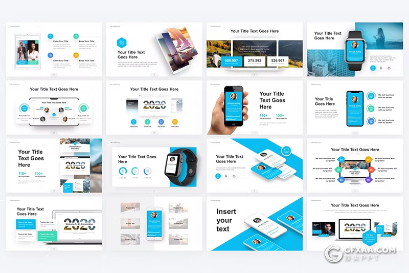 20页业务合作商业计划团队介绍年计划总结汇报通用国外PPT模板 - 顶尖PPT