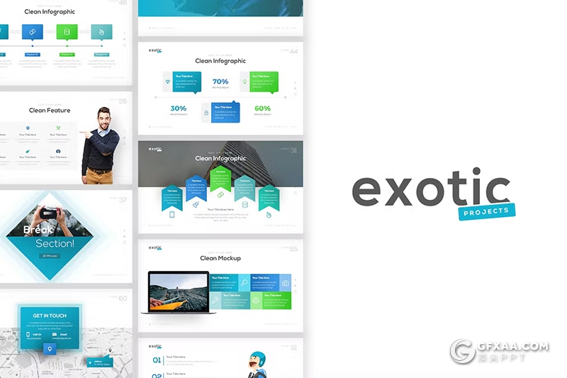 80页业务合作团队介绍商业计划年计划总结通用国外PPT模板11种配色 - 顶尖PPT