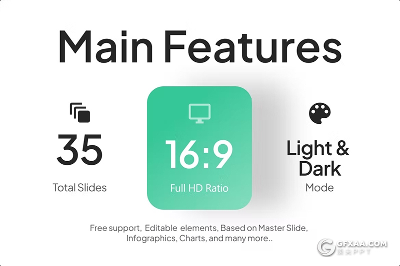 35页漏斗信息图形图表PPT模板 - 顶尖PPT