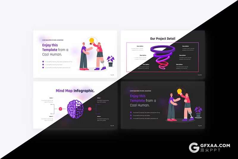 81页大气精美业务合作产品展示商业计划商务通用国外PPT模板 - 顶尖PPT