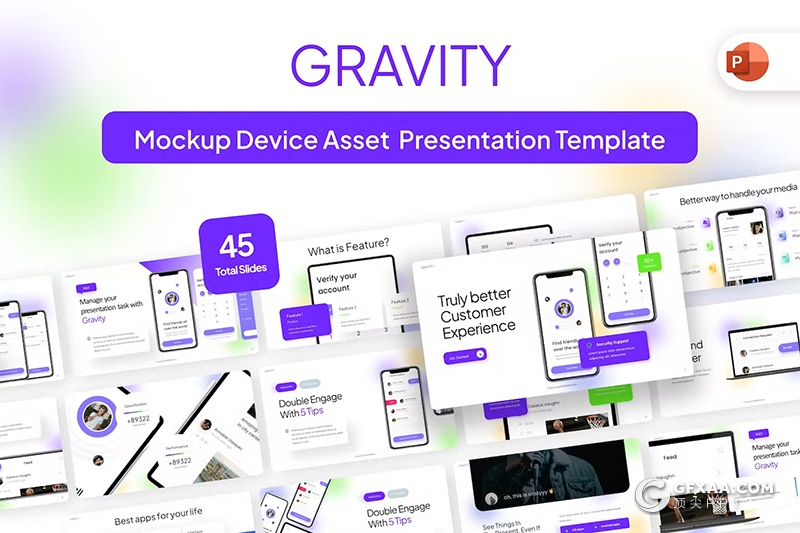 45页简约大气产品研发业务合作商务通用国外PPT模板 - 顶尖PPT