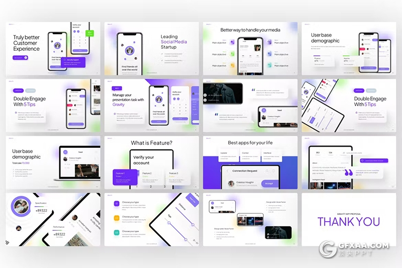 45页简约大气产品研发业务合作商务通用国外PPT模板 - 顶尖PPT