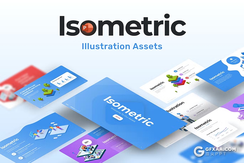 40页卡通商务人物业务展示年终工作汇报PPT模板 - 顶尖PPT