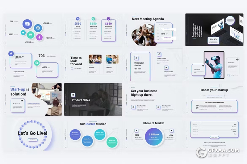 86页简约大气业务合作商业计划商务通用国外PPT模板 - 顶尖PPT
