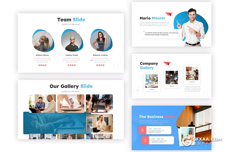 蓝色简约大气商业计划团队技术业务合作商务通用国外Keynote模板 - 顶尖PPT