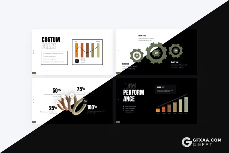 80页极简宠物摄影介绍展示PPT模板 - 顶尖PPT