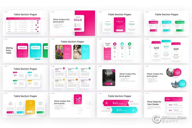 35页数据分析价格表专业PPPT模板 - 顶尖PPT