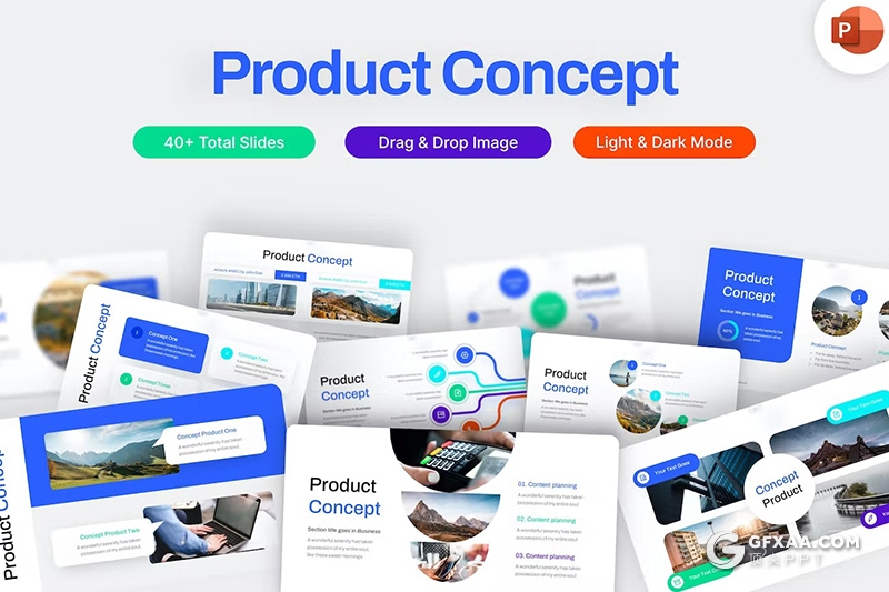 40页商业计划书商务合作产品概念专业国外PPT模板 - 顶尖PPT