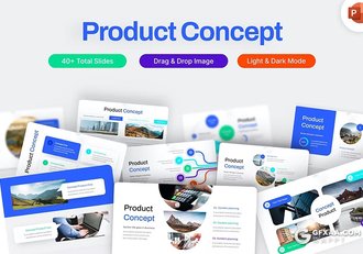 40页商业计划书商务合作产品概念专业国外PPT模板 - 顶尖PPT