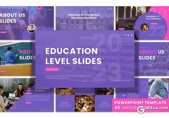 48页高端大气大学教育培训宣传国外PPT模板 - 顶尖PPT