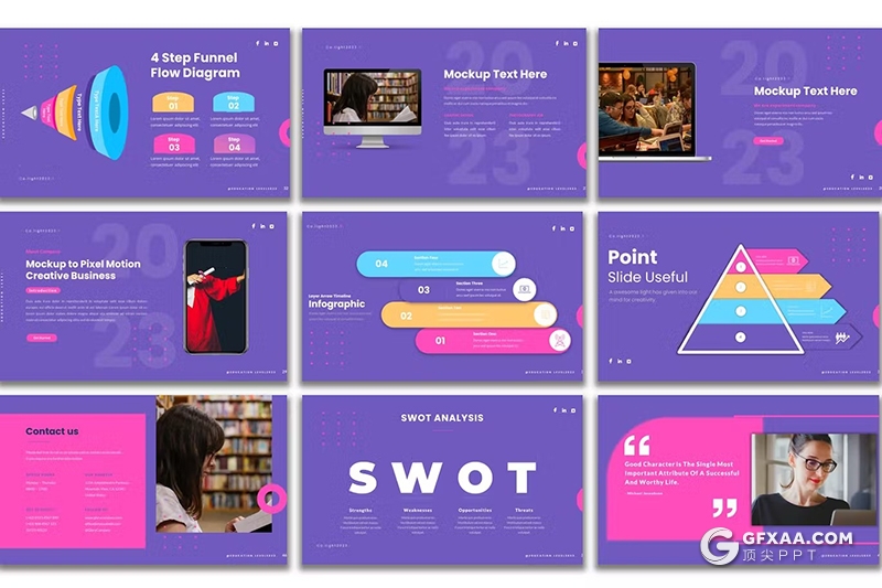 48页高端大气大学教育培训宣传国外PPT模板 - 顶尖PPT