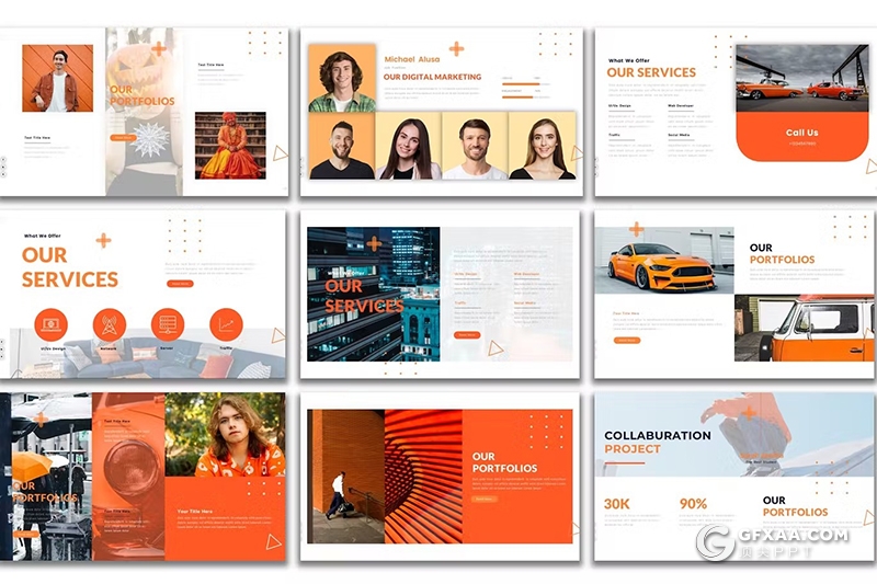 47页产品数据分析总结汇报通用国外PPT模板 - 顶尖PPT