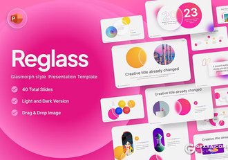 40页创意时尚企业简介业务合作商业计划通用国外PPT模板 - 顶尖PPT