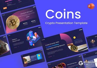 20页高端大气业务合作商务数据研究商务通用国外PPT模板11种配色2款尺寸 - 顶尖PPT