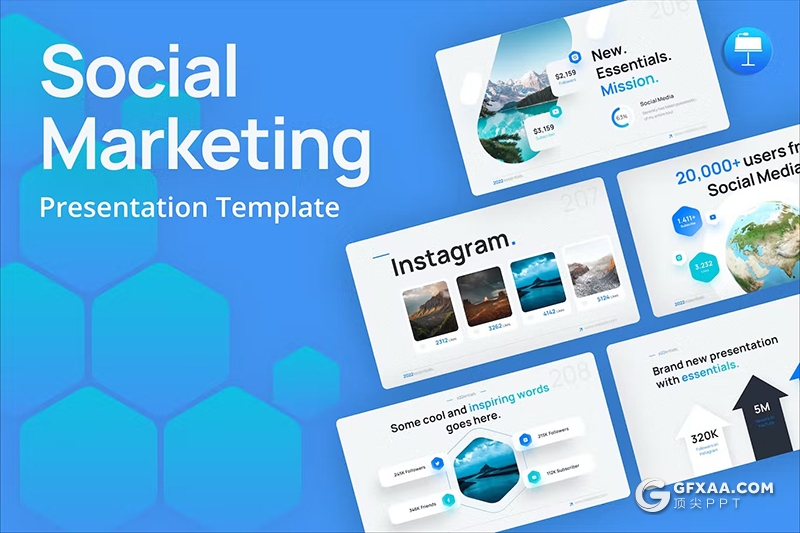 企业营销策划方案展示数据分析高端欧美keynote模板 - 顶尖PPT