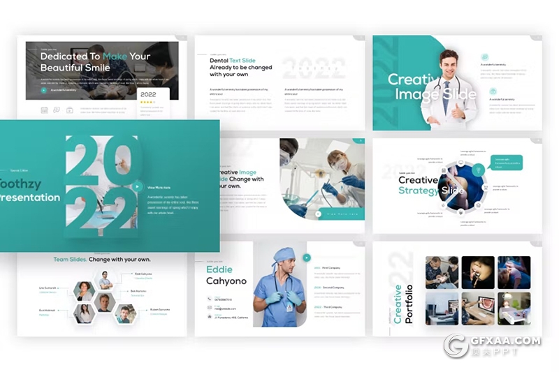 30页医学医疗行业主题医学研究分析统计keynote模板 - 顶尖PPT