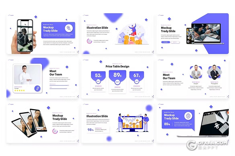 60页精美大气商业交易企业简介团队介绍商业计划合作商务通用国外PPT模板 - 顶尖PPT