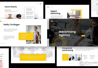 30页商务团队介绍品牌宣传商业计划通用国外KeyNote模板 - 顶尖PPT