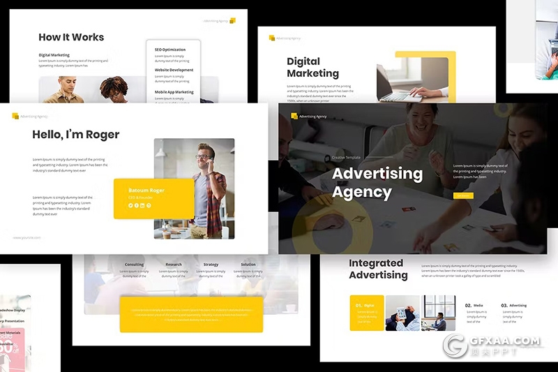 30页商务团队介绍品牌宣传商业计划通用国外KeyNote模板 - 顶尖PPT