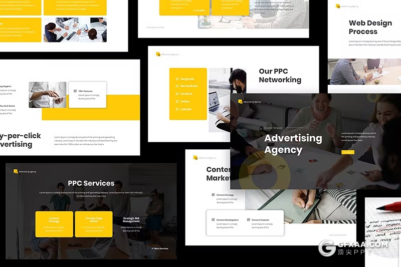 30页商务团队介绍品牌宣传商业计划通用国外KeyNote模板 - 顶尖PPT