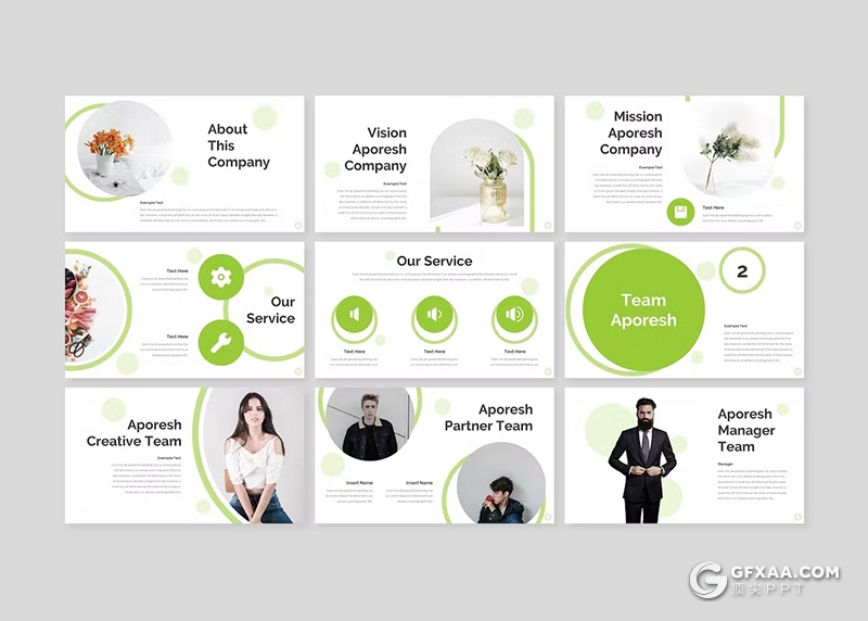 30页摄影图片展示产品展示通用国外KeyNote模板 - 顶尖PPT