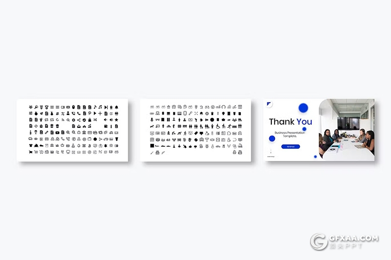 39页高端大气业务合作商务数据研究商业计划商务通用国外PPT模板 - 顶尖PPT