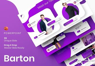 39页精美大气业务合作商务数据研究商业计划团队介绍通用国外PPT模板 - 顶尖PPT