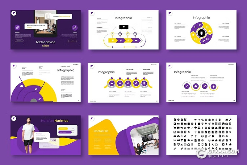 39页团队介绍品牌宣传商业计划业务合作商务通用国外PPT模板 - 顶尖PPT