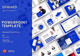 39页团队介绍品牌宣传商业计划业务合作商务通用国外PPT模板 - 顶尖PPT