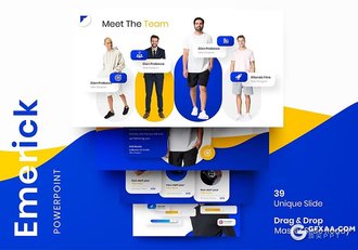 39页业务合作商务数据研究商业计划商务通用国外PPT模板 - 顶尖PPT